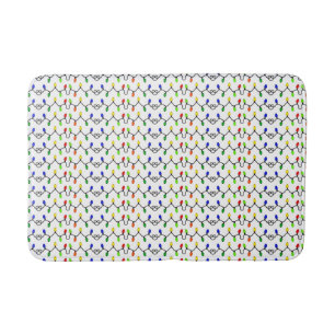 **CHRISTMAS LIGHT BATH MATT** MATCHING ACCESSORIES MAT