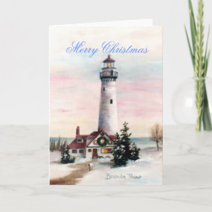Christmas Light Christmas Blank card