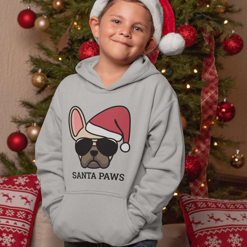 Christmas Light Fawn French Bulldog Hoodie