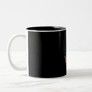 Christmas light gift   funny newfie xmas present Two-Tone coffee mug