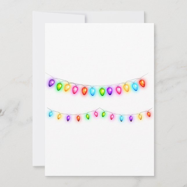 Christmas Light Holiday Card (Front)