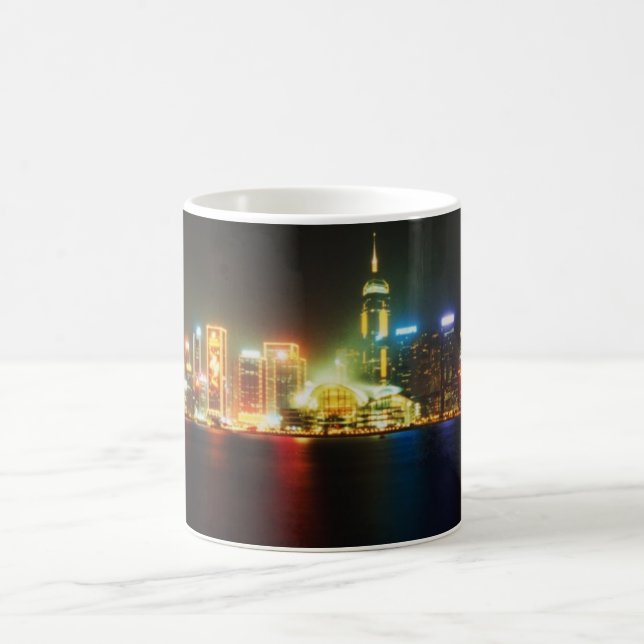Christmas Light in Hong Kong Coffee Mug (Center)