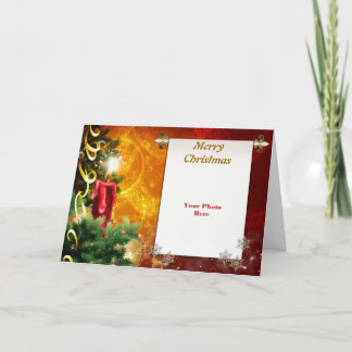 Christmas Light Photo Frame Card