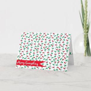 Christmas Light Stripes l Holiday Greeting