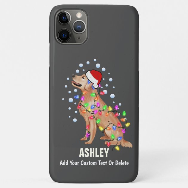 Christmas Light With Golden retriever Dog Vibe Case Mate iPhone