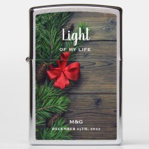 Christmas Lighters personalised text and initials