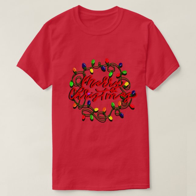 Christmas lighting T-Shirt (Design Front)