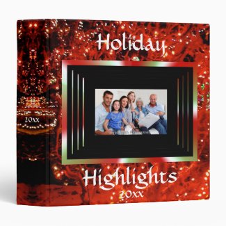 Christmas Lights 1.5 inch Binder