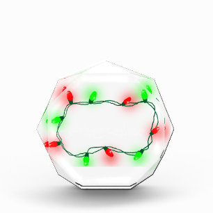Christmas Lights Acrylic Award