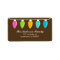 Christmas Lights Address Labels