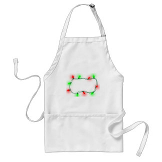 Christmas Lights Adult Apron