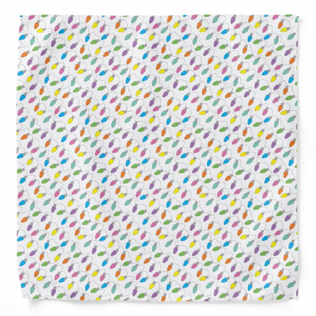 Christmas lights bandana (Front)