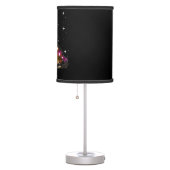 christmas lights basset hound dog table lamp (Right)