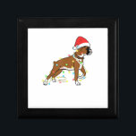 Christmas Lights Boxer Dog Lover Funny Gift  Gift Box<br><div class="desc">Christmas Lights Boxer Dog Lover Funny Gift</div>