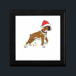 Christmas Lights Boxer Dog Lover Funny Gift  Gift Box<br><div class="desc">Christmas Lights Boxer Dog Lover Funny Gift</div>