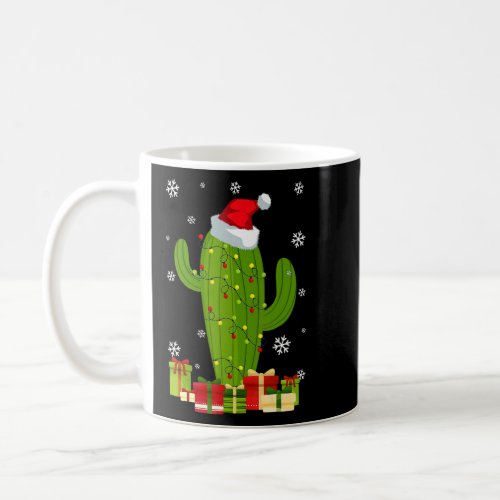 Christmas Lights Cactus  Family Matchings  Coffee Mug