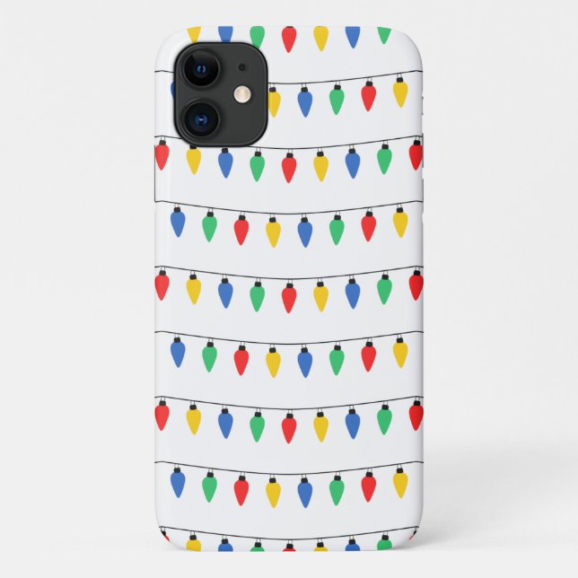 Christmas Lights Case-Mate iPhone Case (Back)
