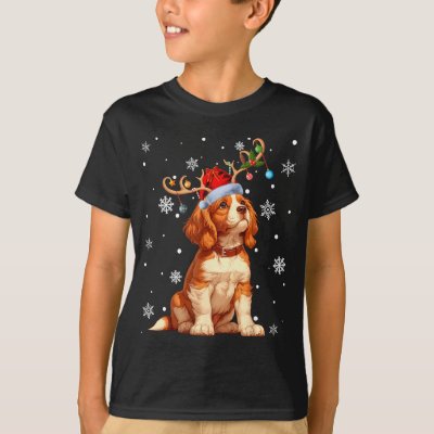 Christmas Lights Cavalier King Charles Spaniel Xma T-Shirt