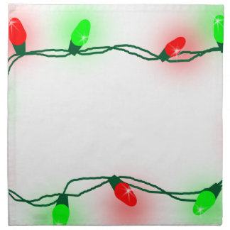 Christmas Lights Cloth Napkin