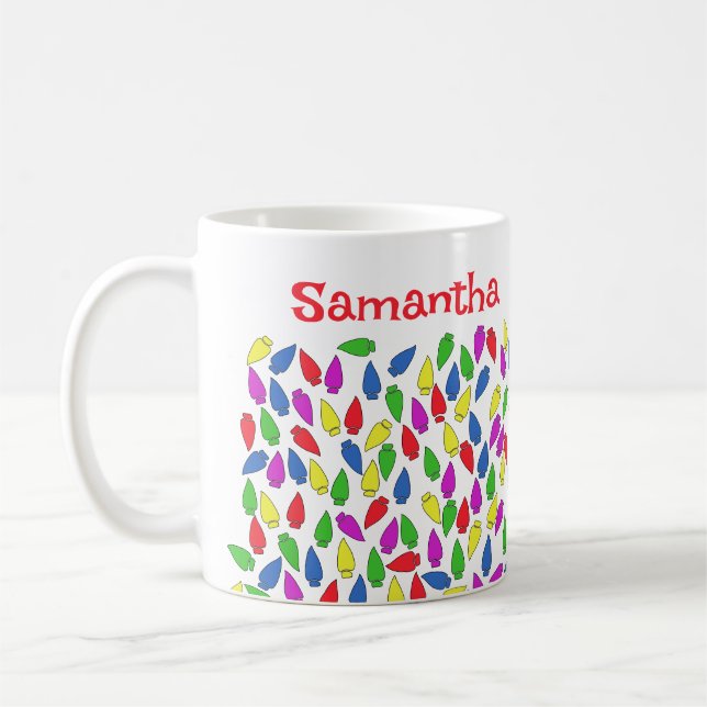 Christmas Lights  Coffee Mug (Left)