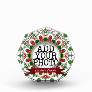 Christmas Lights Custom Photo Acrylic Keepsake Award