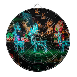 christmas lights dart board