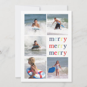 Christmas Lights Double Sided Multi Photo Card