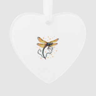 Christmas Lights Dragonfly Ornament