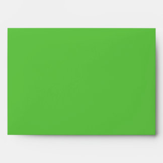 Christmas Lights envelope green