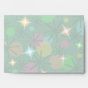 Christmas Lights envelope pale