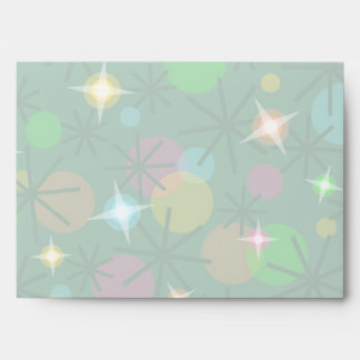Christmas Lights envelope pale