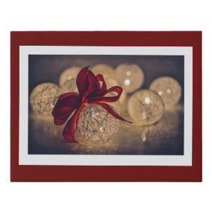 Christmas Lights Faux Canvas Print