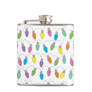 Christmas lights flask