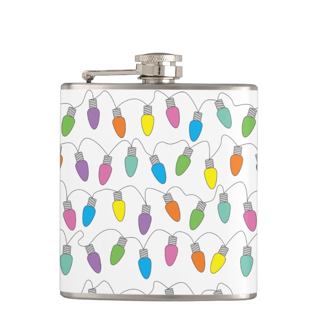 Christmas lights flask (Front)