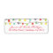 Christmas Lights Fun Holiday Card Address Labels