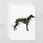 Christmas Lights Greyhound Cute Gifts Dog Lovers (Front)