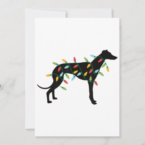 Christmas Lights Greyhound Cute Gifts Dog Lovers