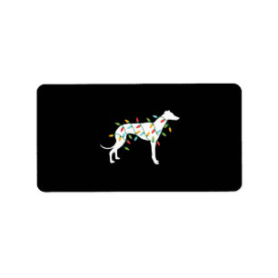 Christmas lights greyhound t cute gifts dog love label