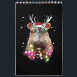 Christmas Lights Hippo Fiona Hippopotamus Lover Calendar<br><div class="desc">Christmas Lights Hippo Fiona Hippopotamus Lover ! Offering gifts sooner or later does not matter,  it matters that you sincerely gave gifts !!</div>