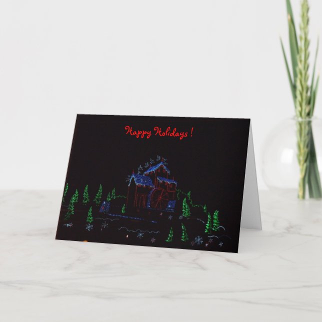 Christmas Lights Holiday Card (Front)
