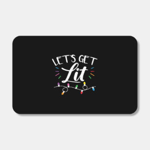 Christmas Lights Humor Let's Get Lit Essential Matchboxes