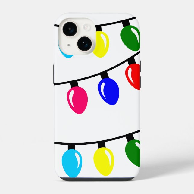 Christmas Lights Iphone Case (Back)