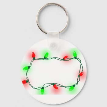 Christmas Lights Keychain by Shaneys at Zazzle