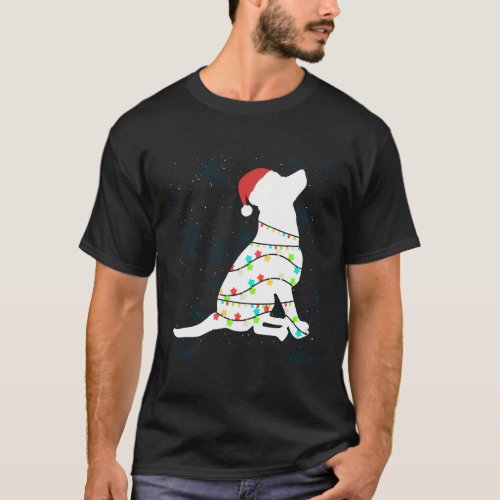 Christmas Lights Labrador Retriever T Shirt Dog Lo