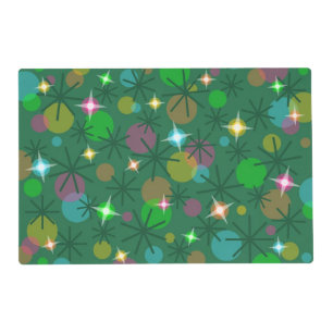 Christmas Lights laminated placemat