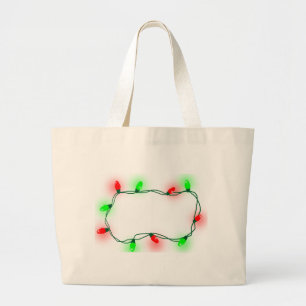 Christmas Lights Large Tote Bag