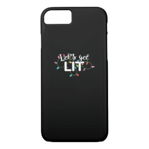 Christmas Lights - Let's Get Lit iPhone 8/7 Case