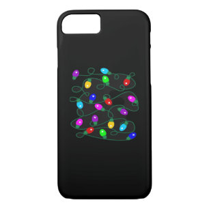 Christmas Lights -Let's Get Lit Lights- Merry & Br iPhone 8/7 Case