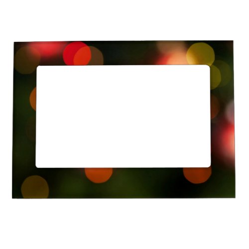 Christmas Lights Magnetic Picture Frame