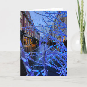 Christmas Lights, Mayfair, London UK Card